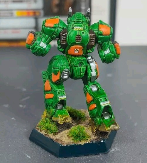 Battletech Pro-Painted Crossbow Mech With Mech & Pilot Card