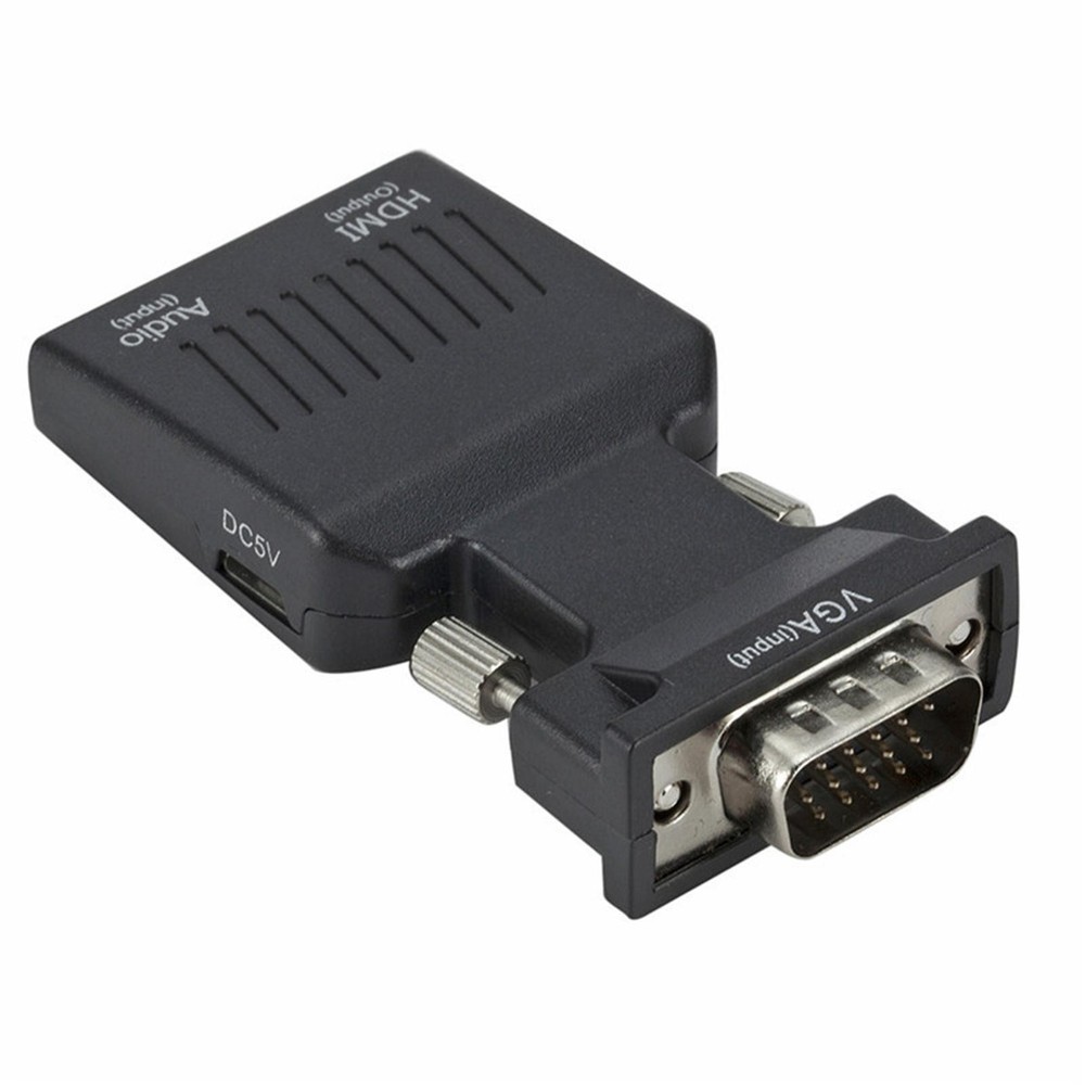 VGA Input To HDMI Output Adapter+ Audio Cable+USB Cable For Win7/8/10