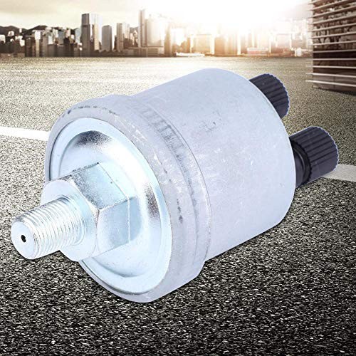Oil Pressure Sensor, 1/8-27NPTF Thread Car Engine Pressure Sensor Unit 0-10