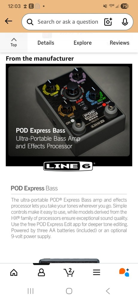 Line 6 POD Express Bass