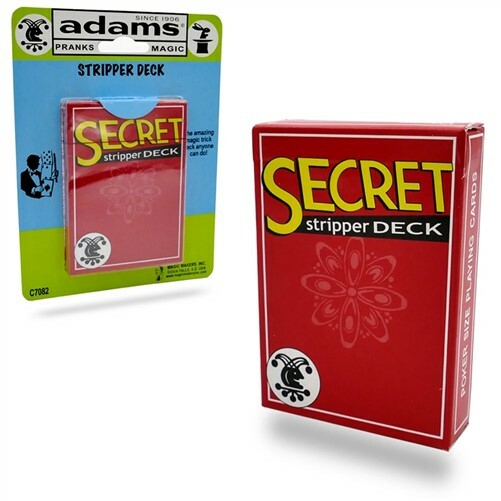 Secret Stripper Deck RED- Magic Tricks