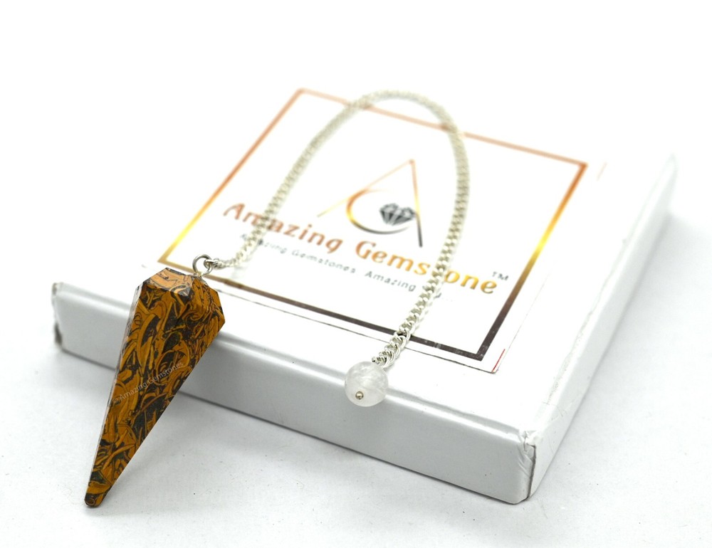 Mariyam Jasper Dowsing Crystal Pendulum