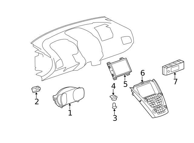 Genuine GM Control Panel 22766837
