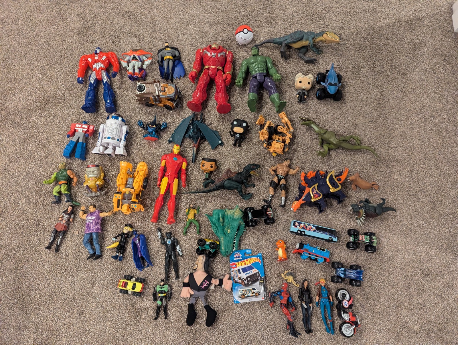 Lot Of Mixed Action Figures Different Variety Of Figures