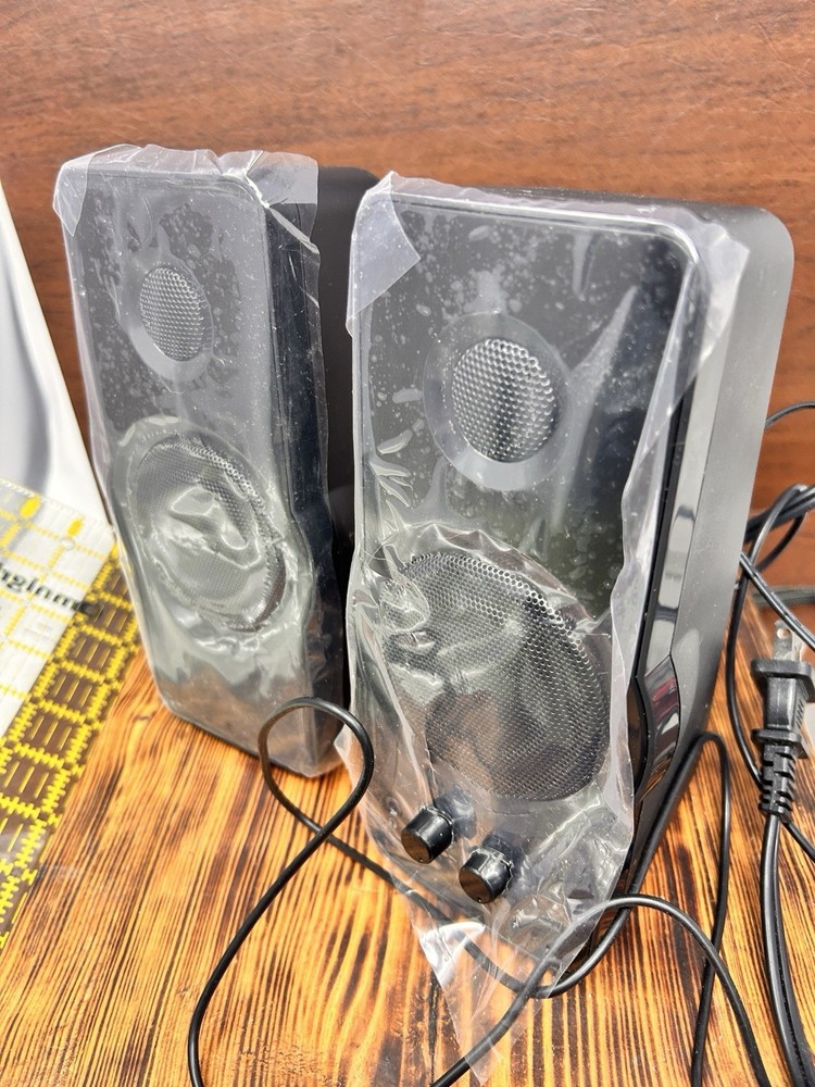 Blackweb Multimedia PC Speakers 3.5mm Aux Input