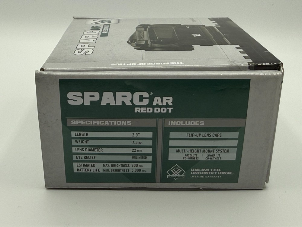 Vortex SPARC Red Dot Sight (SPC-AR1) - Matte Black