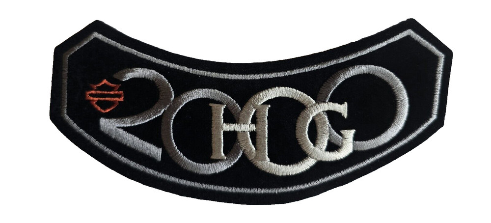 Harley Patch 2000 Harley Davidson Owners Group HOG Jacket Patch Vintage 5.5 inch