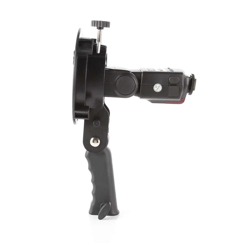 S Type Bowens Mount 5 Flash Holder Bracket Head Hand Grip for Speedlite Softbox