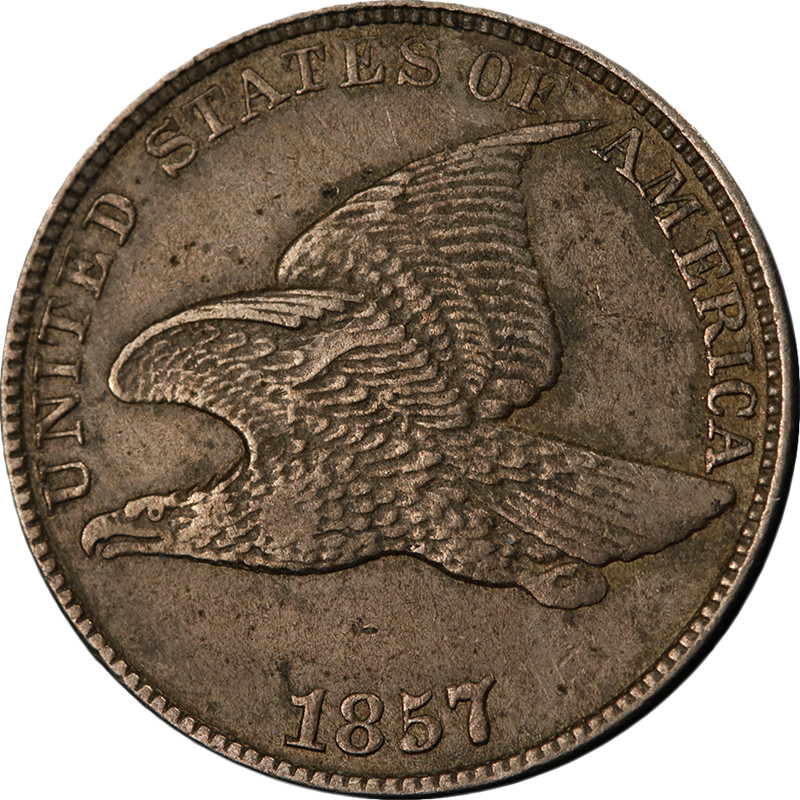 1857 Flying Eagle Cent Choice XF+ Nice Eye Appeal Nice Strike