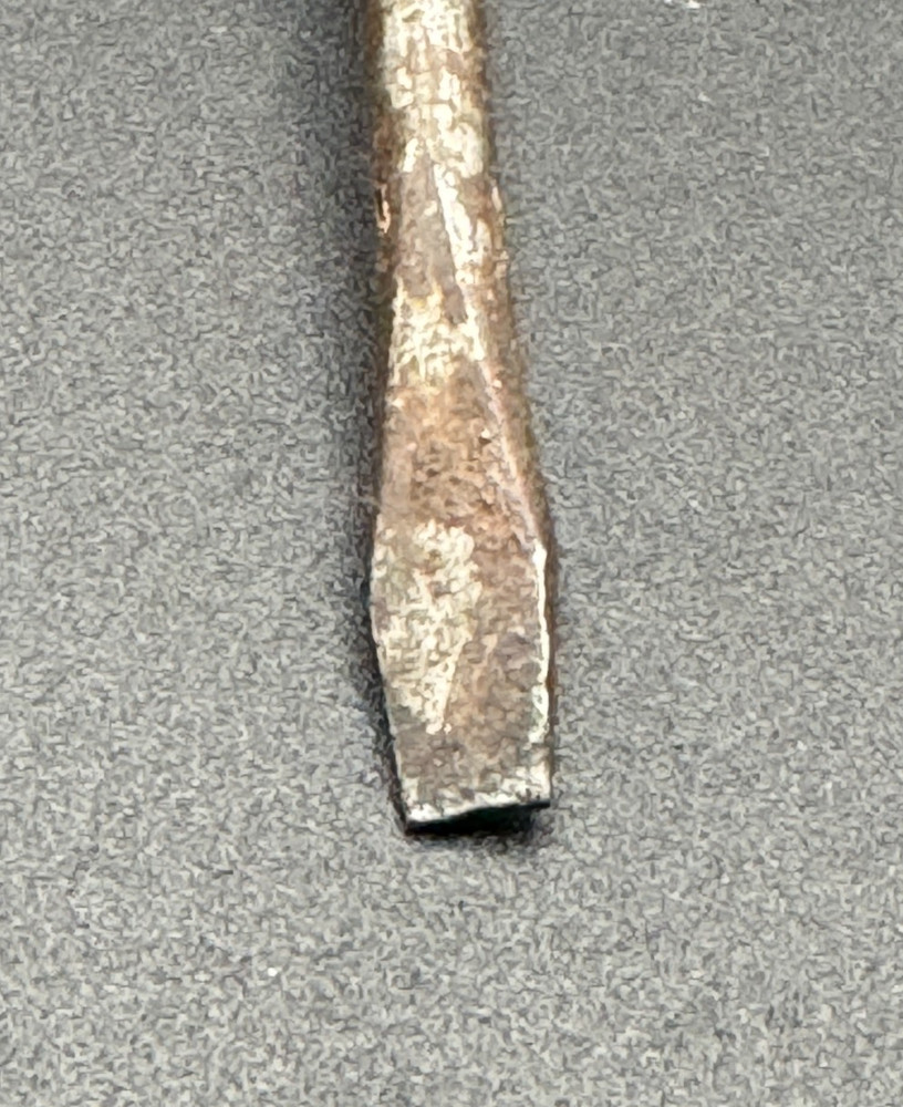 Vintage Wood Handle Flat Head Screwdriver