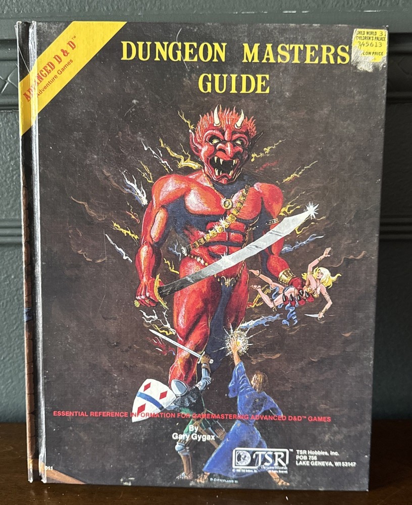 TSR AD&D DUNGEON MASTERS GUIDE RARE 1979 Revised Edition