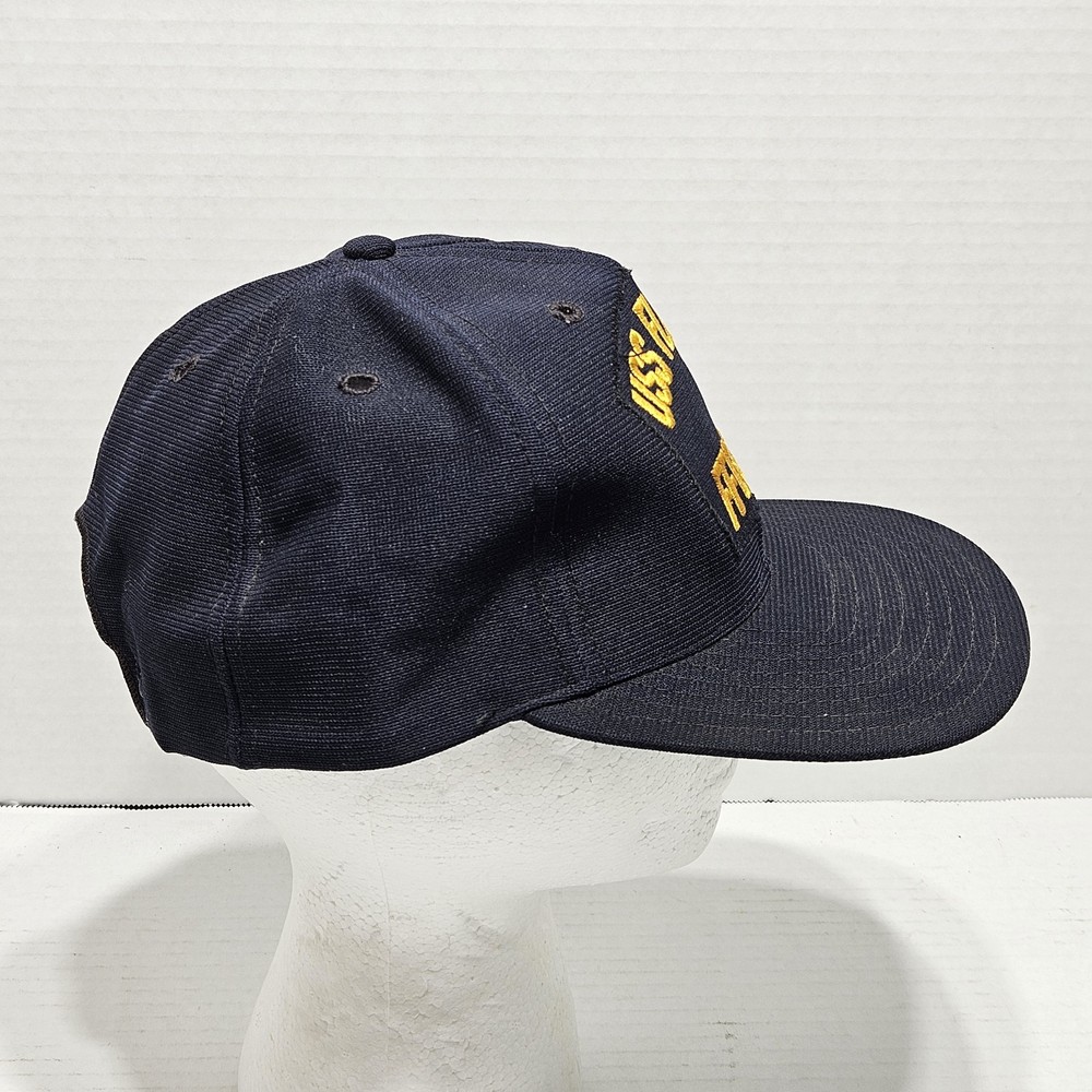 Vintage USS Flatley FFG-21 Navy Battleship Patch Hat