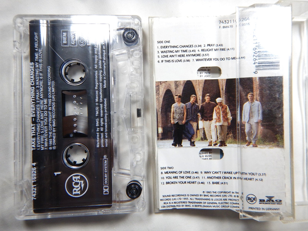 TAKE THAT - EVERYTHING CHANGES - CASSETTE