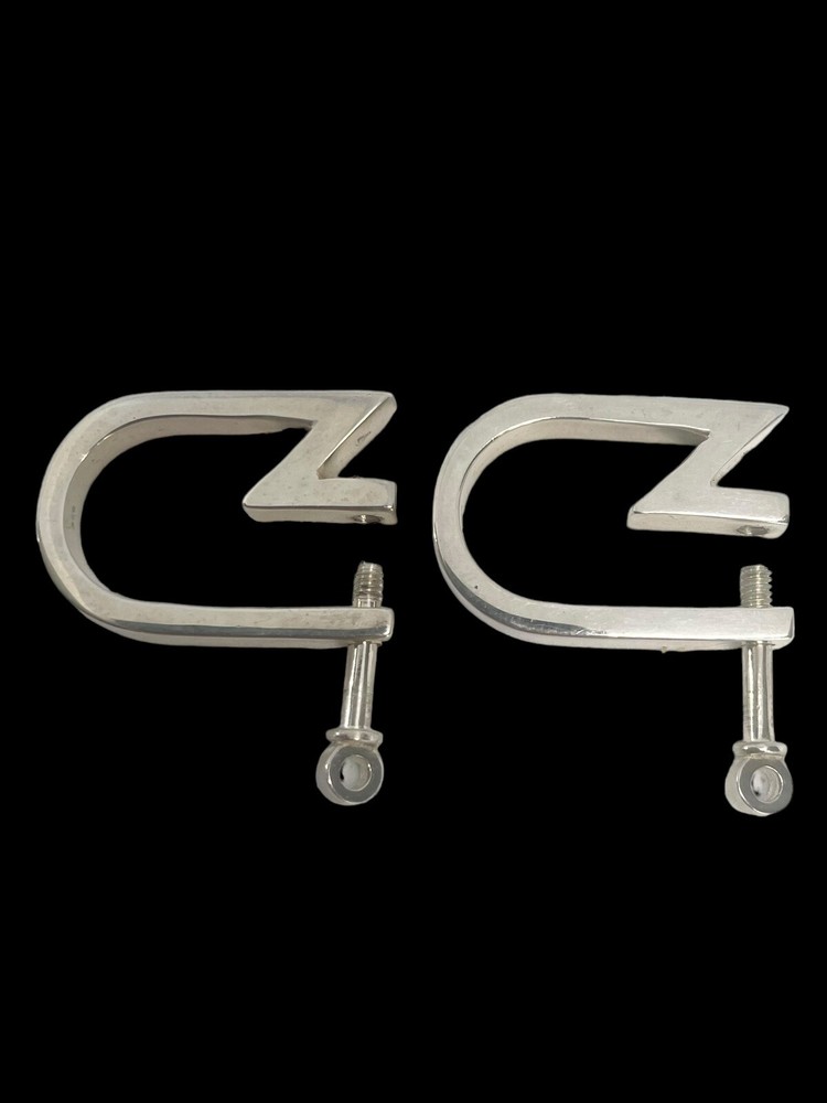 Solid Silver Shirt Shackles by Bullionboy Cufflinks That Show Commitment at Work