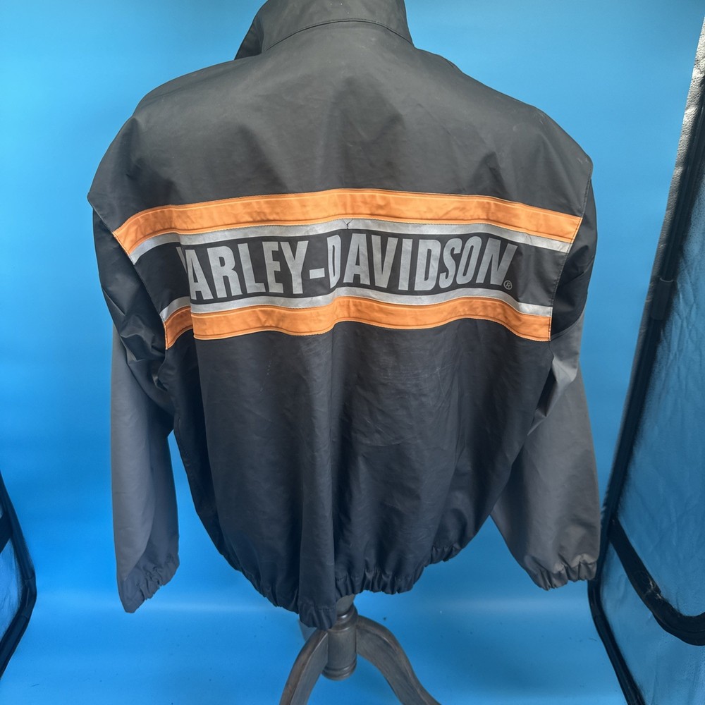 Genuine Harley-Davidson Reflective Rain Jacket Size Medium