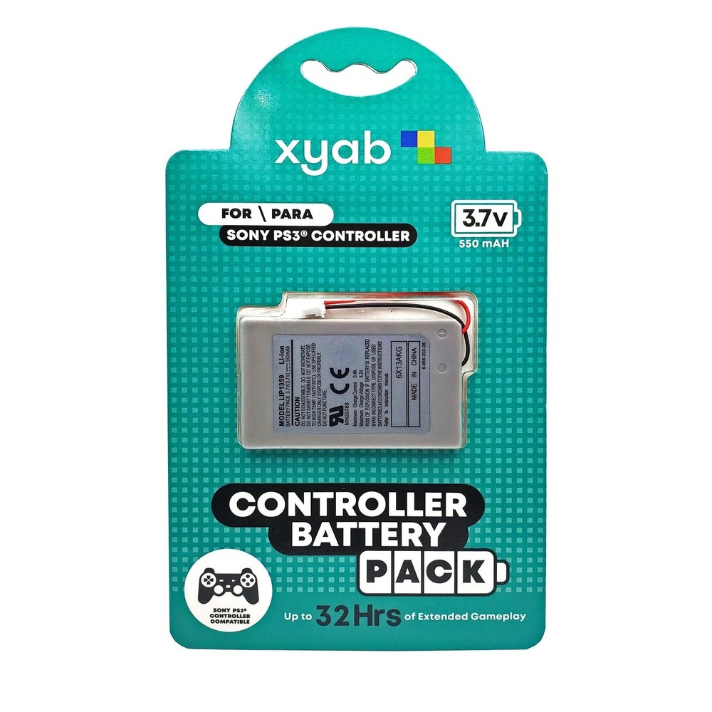 PS3 Controller Replacement Battery – Rechargeable Battery Pack for Control Pad