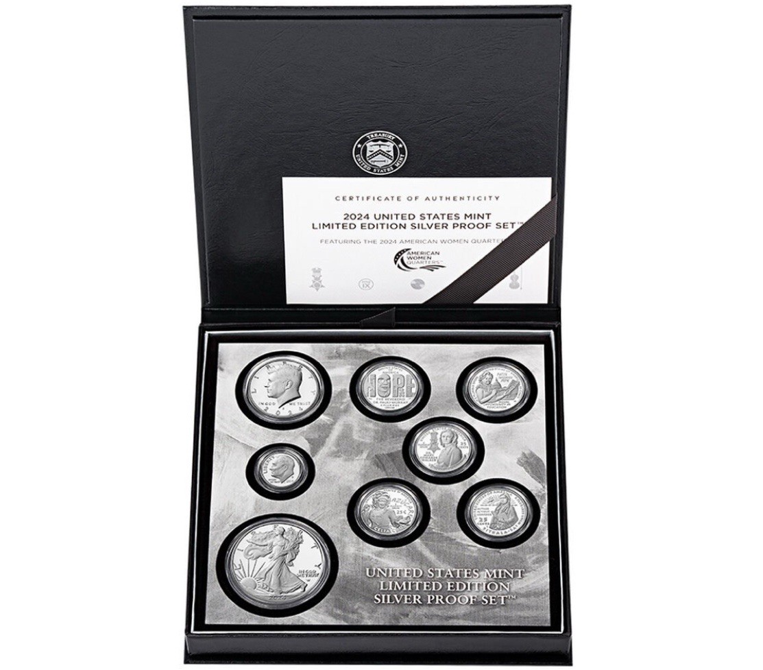 2024 - S Limited Edition Silver Proof Set With Original Box & COA. #C1630