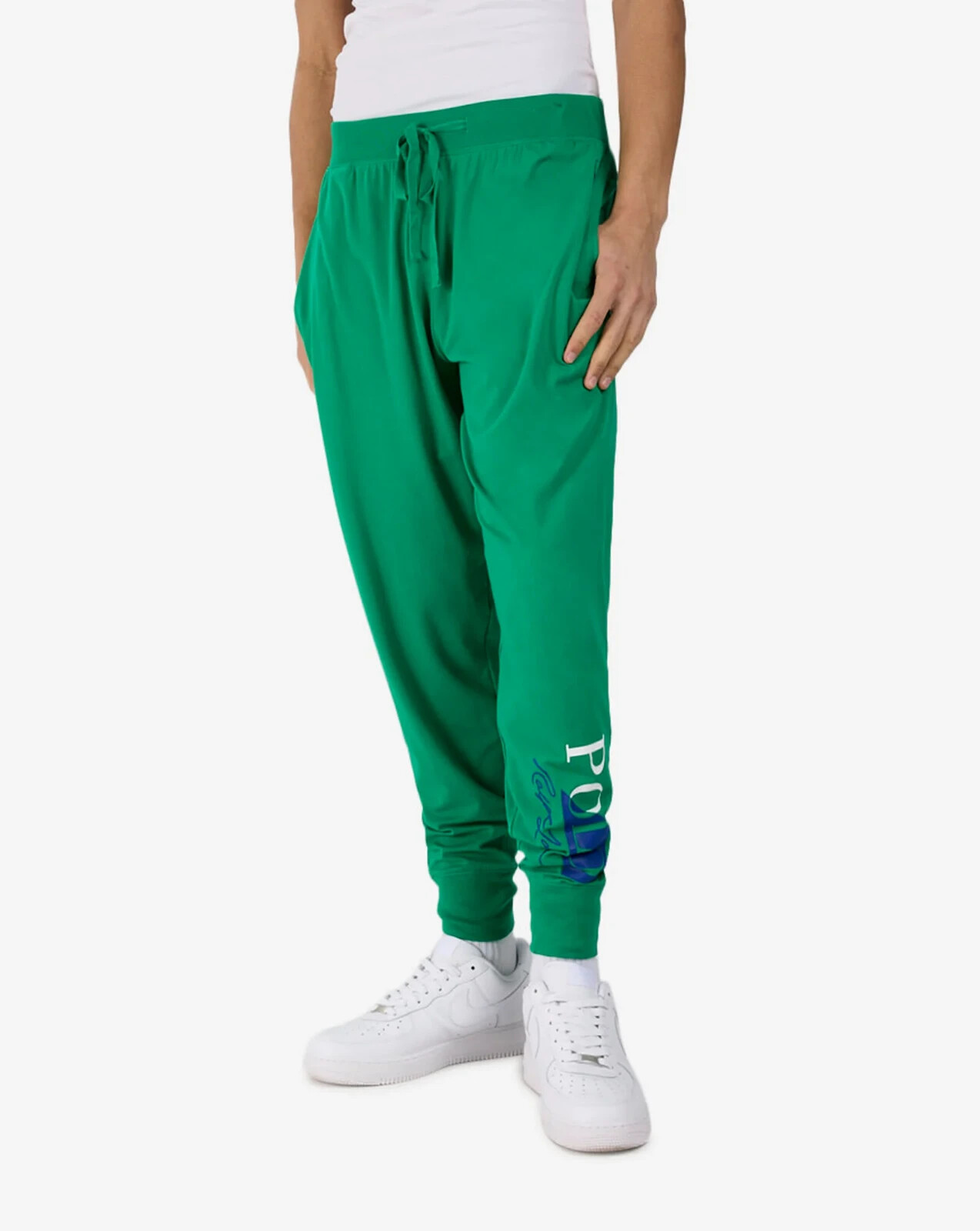 Men's Polo Ralph Lauren Lightweight Logo Sleep Jogger Pants Green