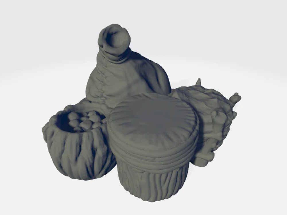 StoneAxe Miniatures - Goods Stack