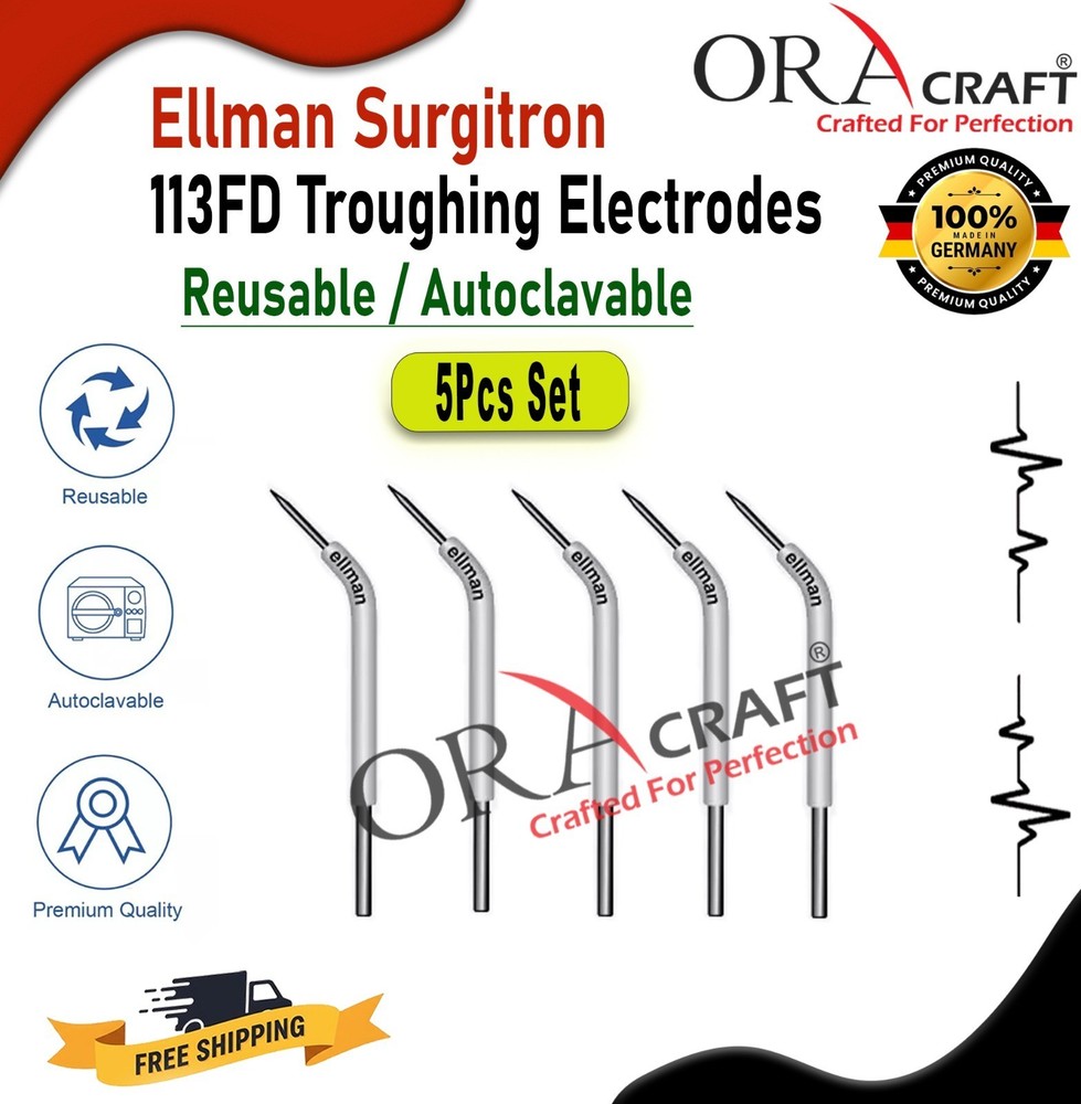 Ellman 113FD Troughing Electrode -Twenty-Five (5) Single-Use Disposable