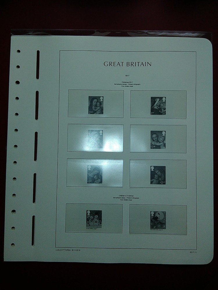 LIGHTHOUSE Commemorative Hingeless album pages Great Britain 2017 Used R2017
