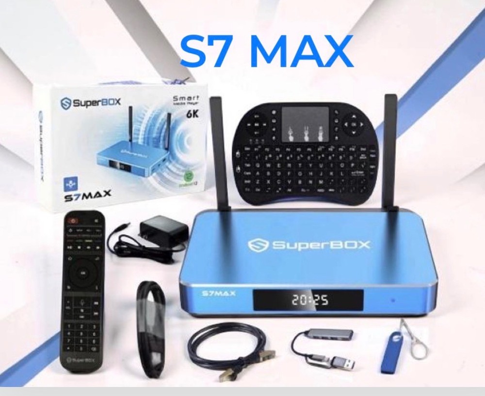 SUPERBOX S7 MAX Streaming Media Player Bundle