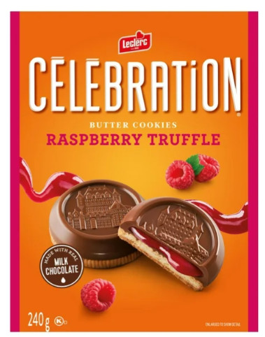 Celebration Raspberry Truffle Cookie, 240g (4 Pack)