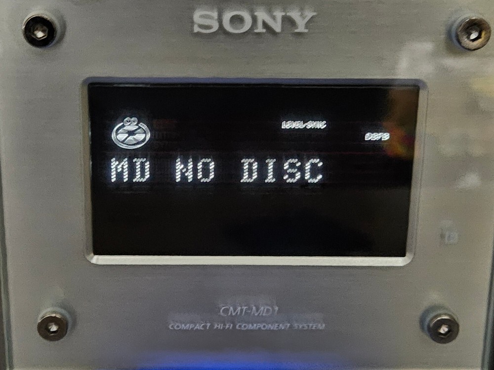 SONY CMT-MD1 Mini Disk Stereo System - VIDEO DEMO! 🎥📺✅