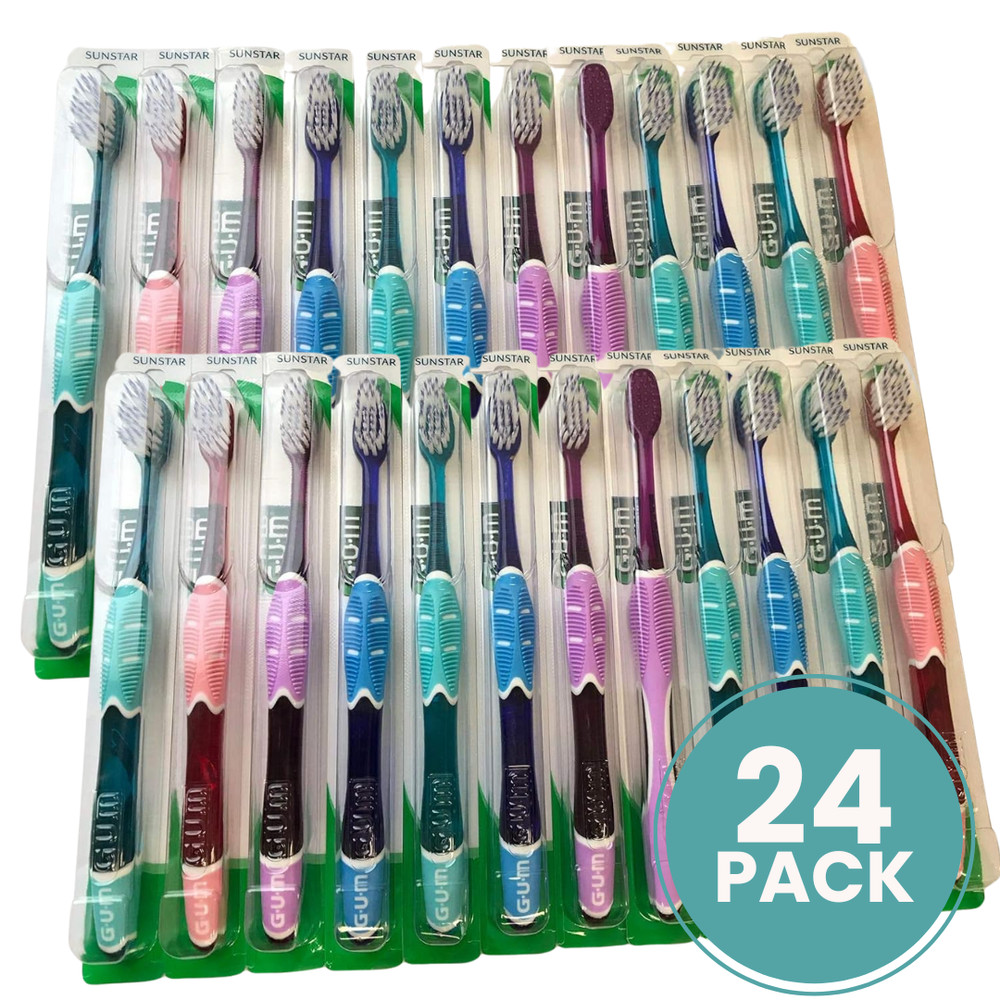 527: GUM Technique Deep Sensitive Clean Toothbrush, Compact Sensitive Bristles