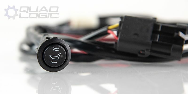 Quad Logic ATV Heated Seat Warmer Pad Kit Universal Yamaha Honda Polaris Can-Am