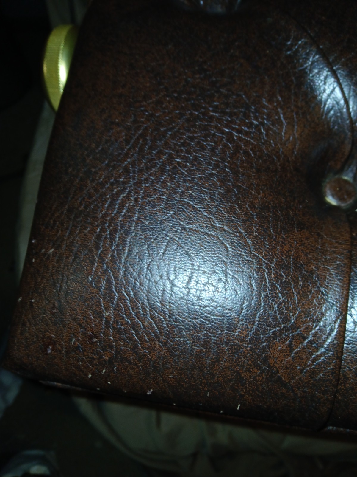 Vintage Piano Adjustable Leather Bench made in Germany free shipping