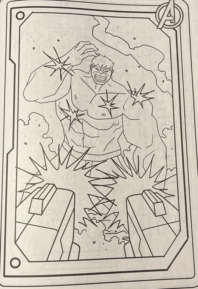 Marvel Unleashed Jumbo Coloring & Activity Book - Screen-free Fun!