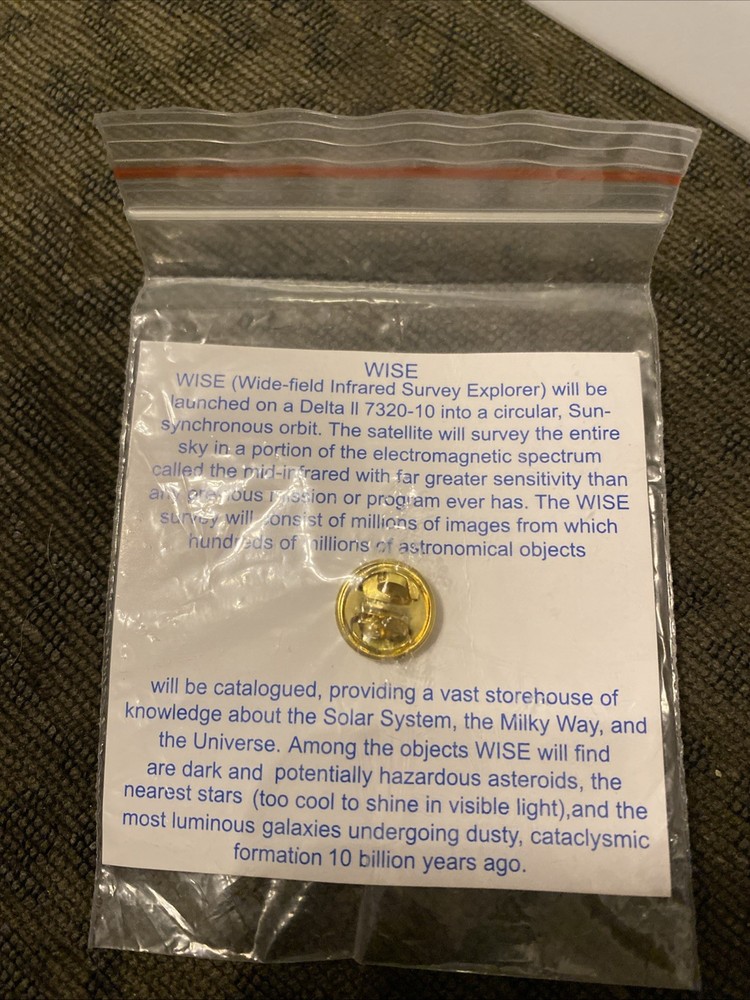 Rare NASA Launch Services Program Pin WISE NIP