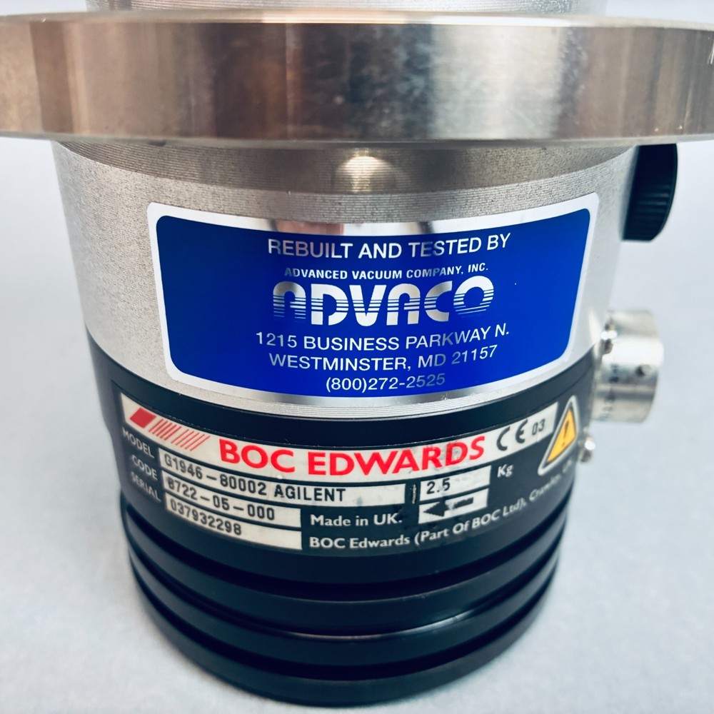 BOC Edwards Turbomolecular Pump Agilent