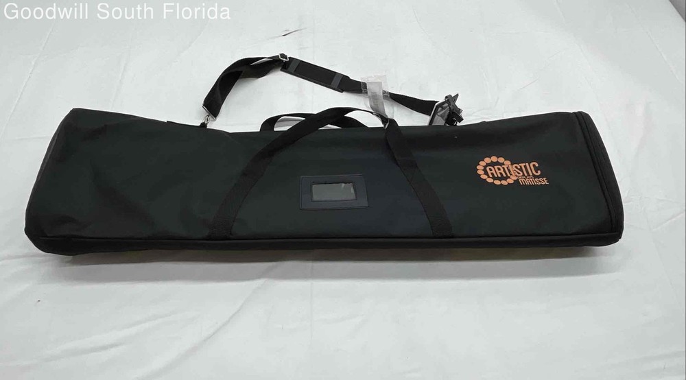 Matisse Black Musical Instruments Artistic Solid Fabric Shoulder Strap Case