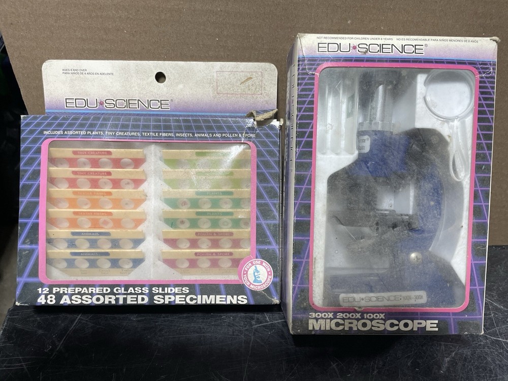 Edu Science Microscope Lab & EDU Science 48 Assorted Specimens
