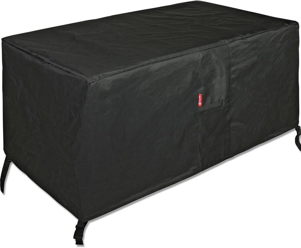 Sheechung Rectangular Fire Pit Cover-Fits 44-48 Inch Fire Table-Outdoor