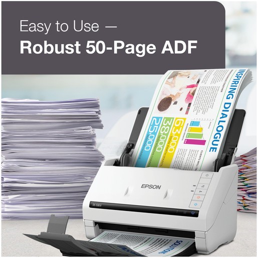 Epson DS-530 II Color Duplex Document Scanner - Certified Refurbished