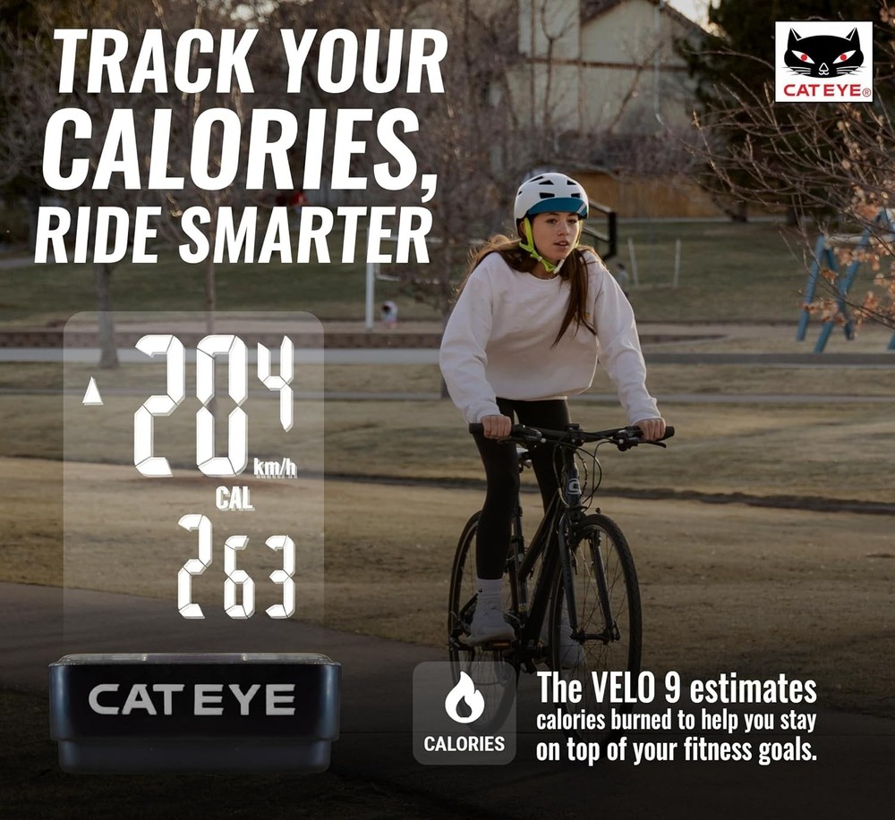Compact Speedometer for Road, MTB, Gravel Bikes - Easy Setup-