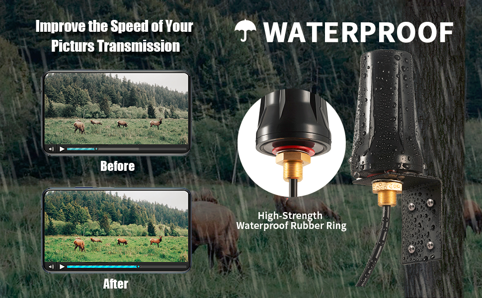 Outdoor Spypoint Link Micro EVO MMS Cellular Trail Camera Long Range Antenna