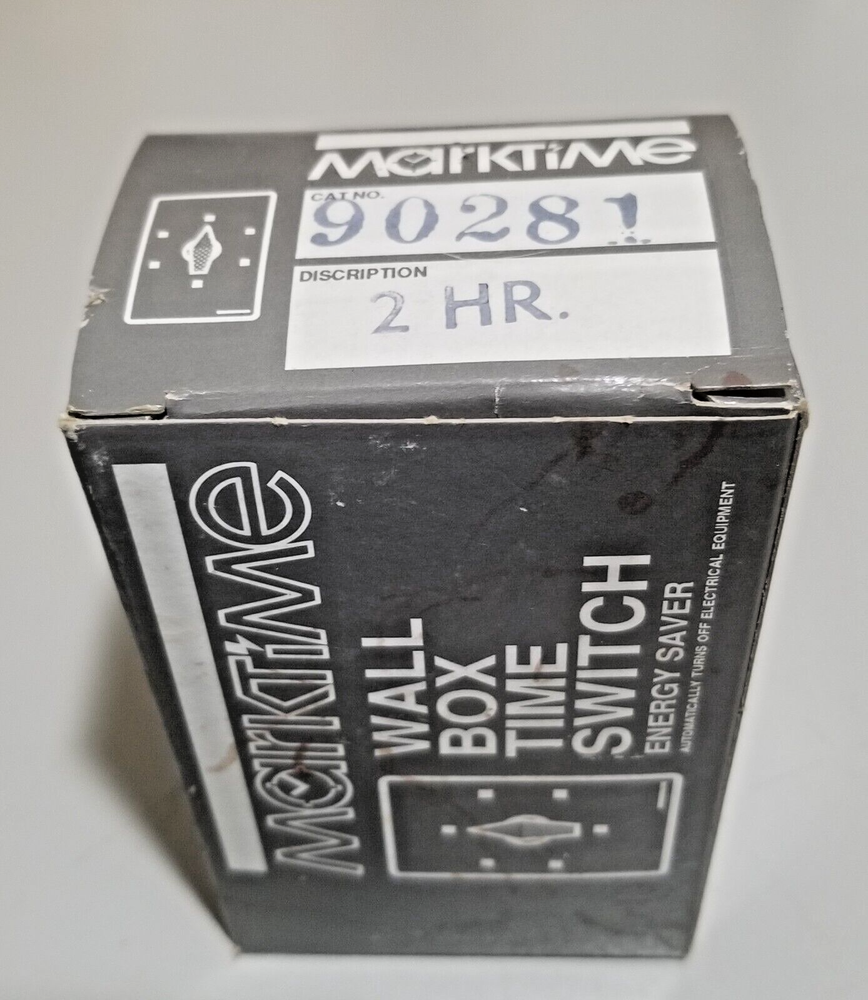 MarkTime 90281 Wall Box Time Switch 2 Hour Dial Timer Energy Saver Mark Time