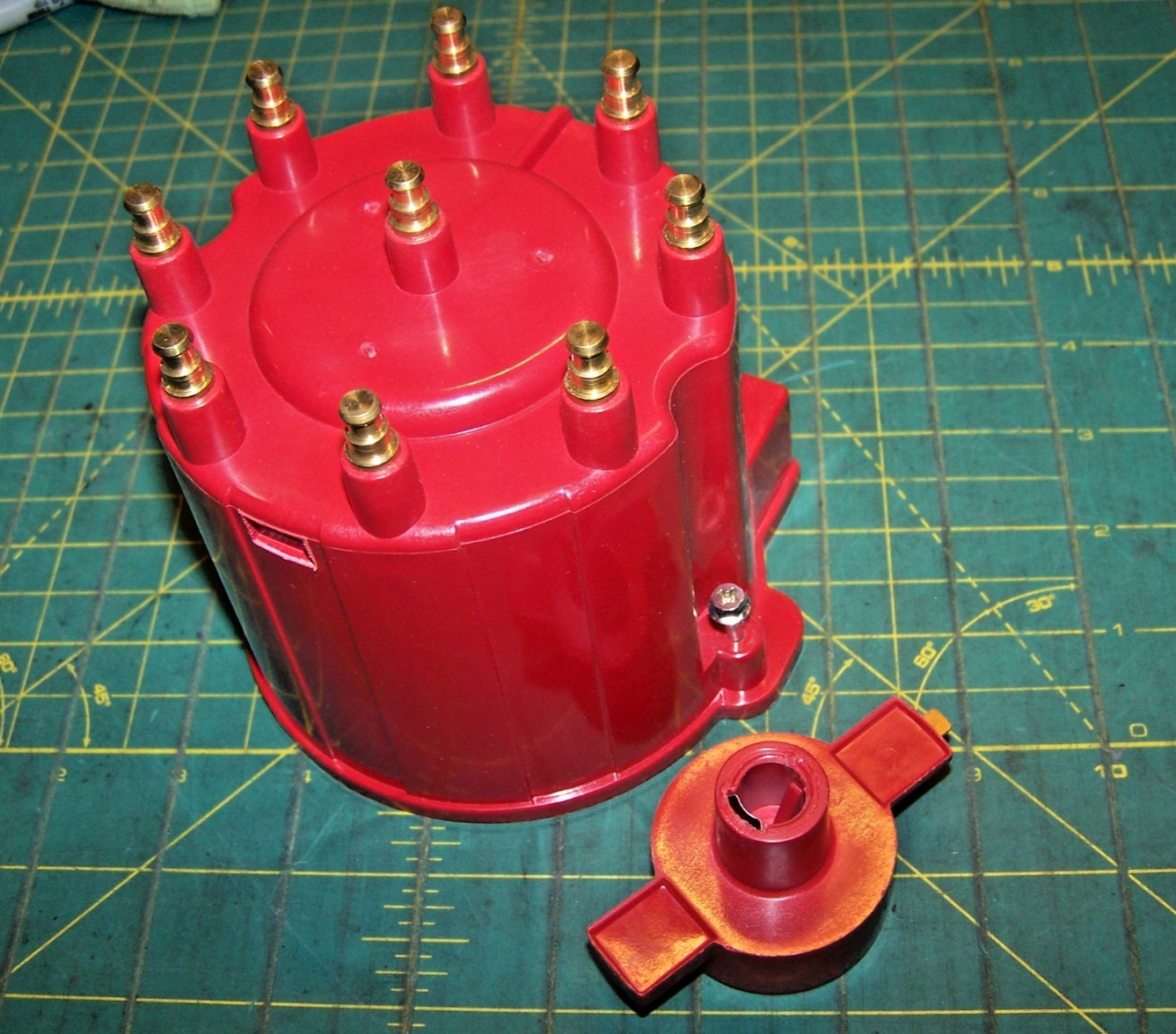 EFI Distributor Cap and Rotor fits 1987-1997 GM 305 350 454 Male Terminals BRASS