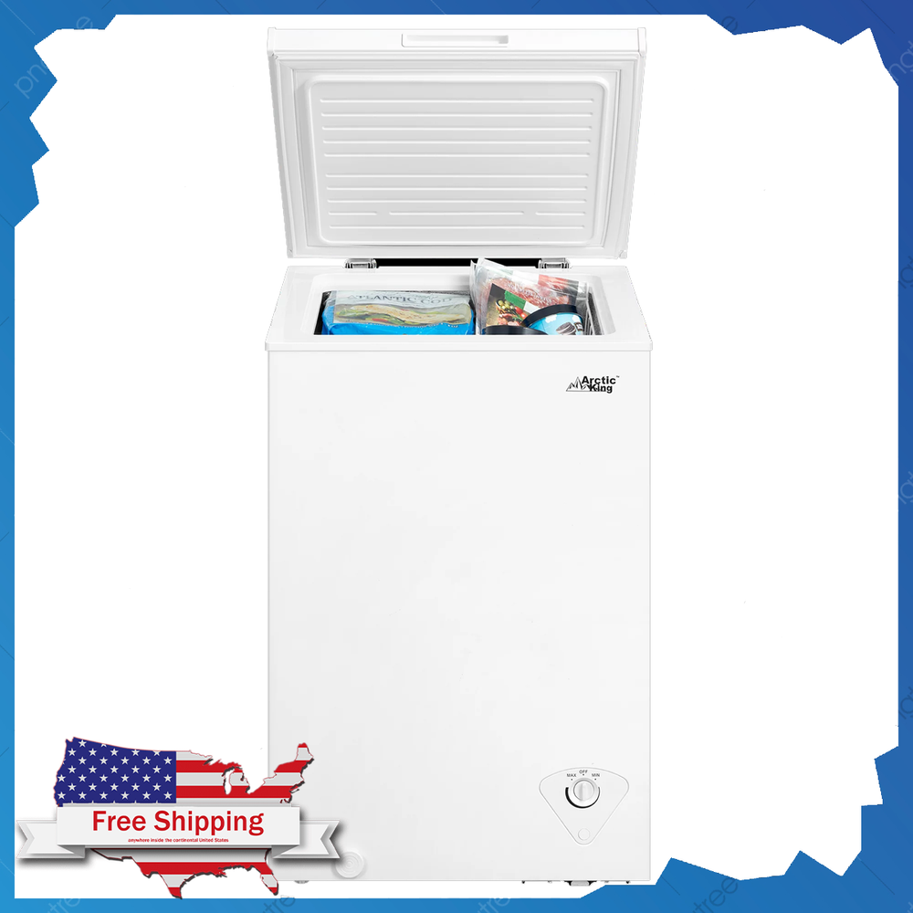 Arctic King 3.5 Cu.ft Chest Freezer, White