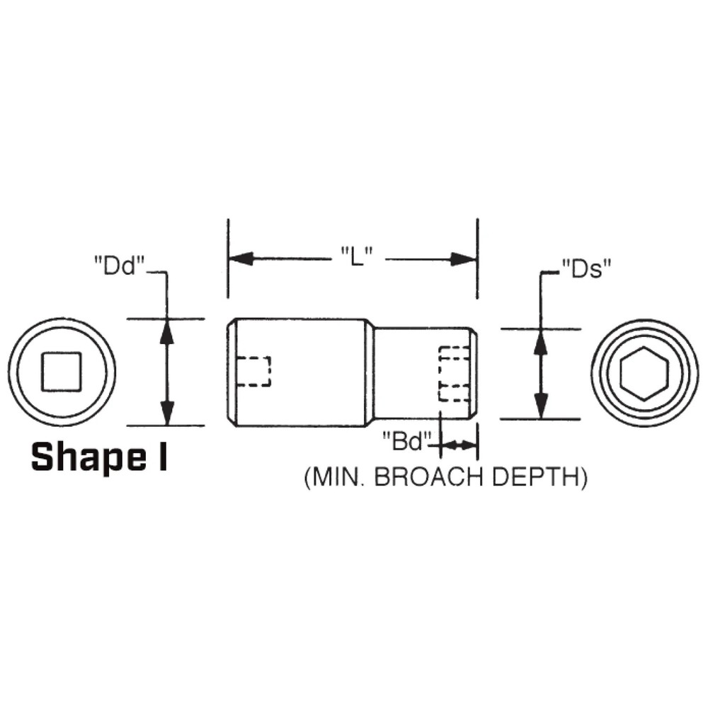 Wright Tool 4814 1/2" Drive 6 Point Standard Impact Socket - 7/16"