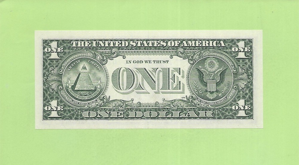 1988 ..UNCIRC $1 D 2779 6063 B .... 1988 $1 D-B NICE NOTE FRN