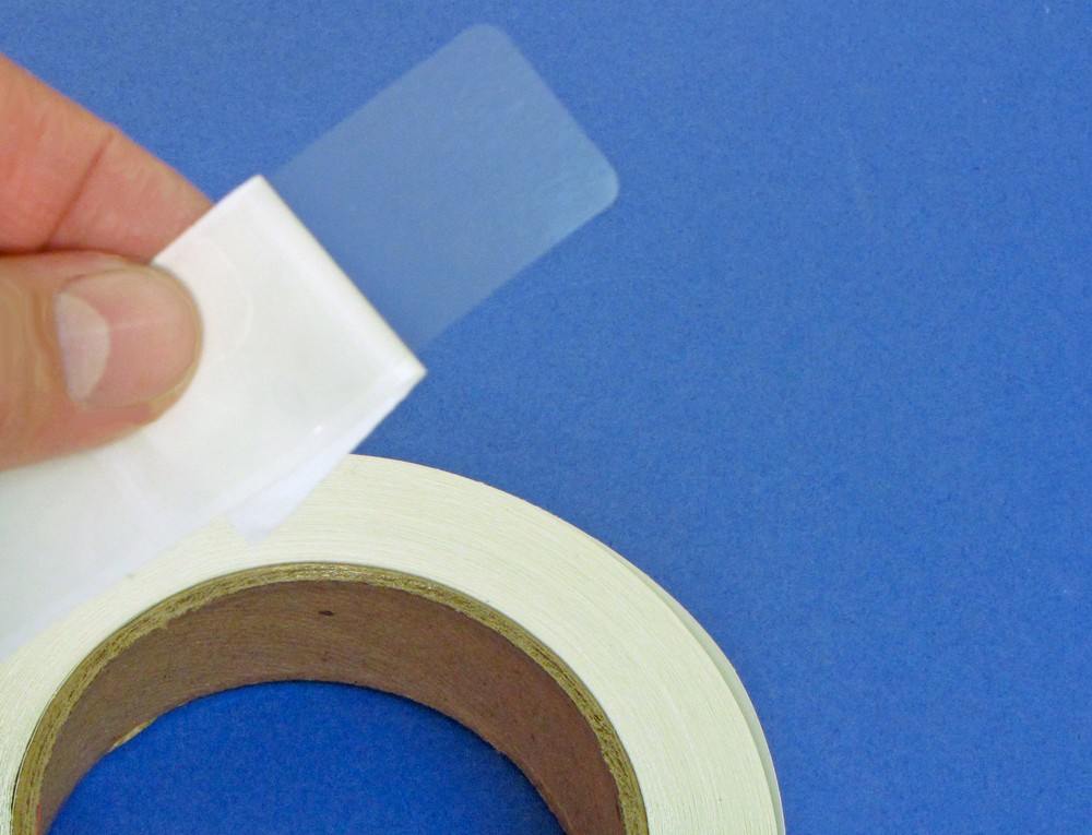 Clear Extreme Stick Adhesive Rectangular Labels 2.5" x 1" 500 Roll #251CLRES