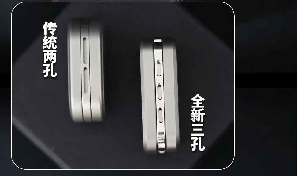EDC Titanium Alloy Push Slider Mechanical Toys Intensive Decompression Tool Gift