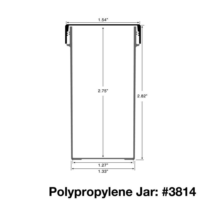 10 Clear Plastic Pill Bottles JARS Screw on Black Caps Container 3814 DecoJars