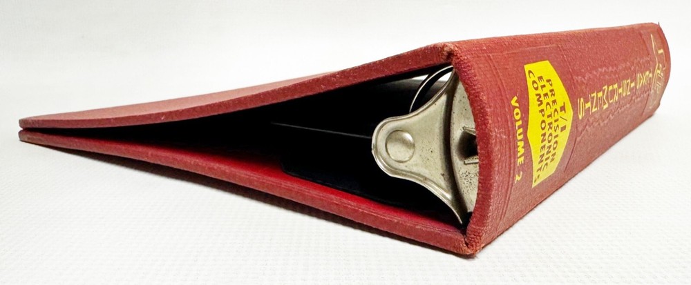 Vintage Texas Instruments, Inc. 3 Ring Binder - Used