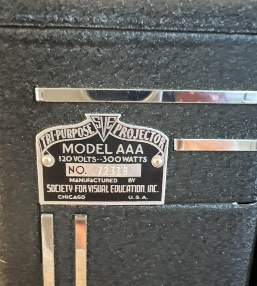 Vintage SVE Tri-purpose Projector Model AAA With Case Read Description